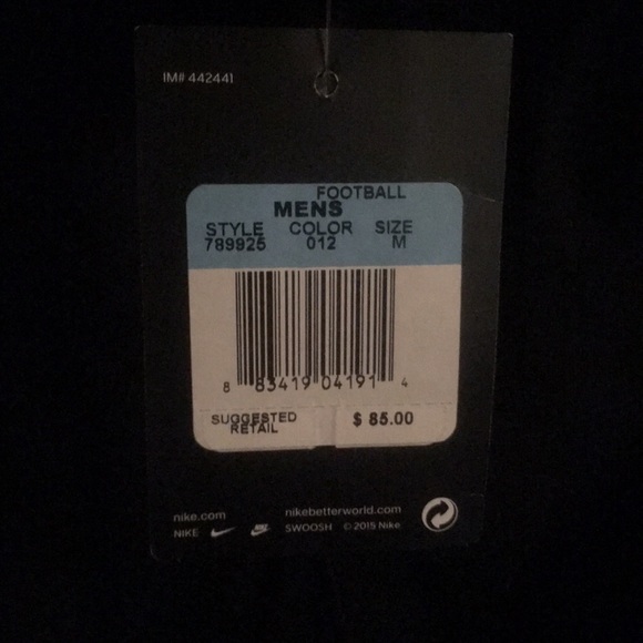 Nike swoosh men’s football pants NWT size M - Picture 2 of 3